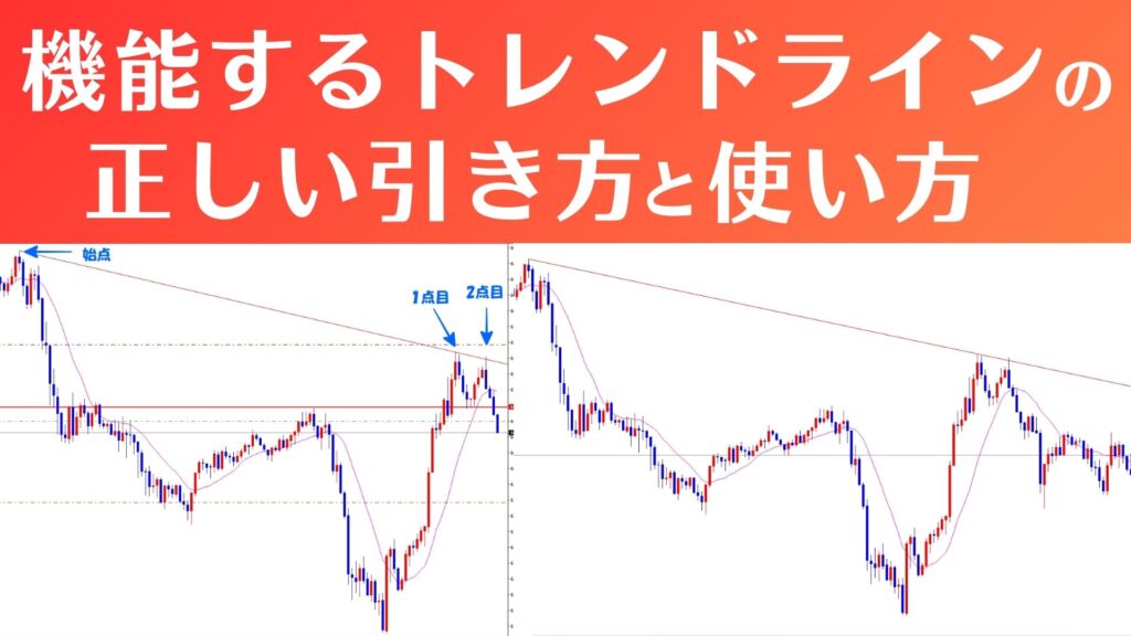 【FX初心者必見】トレンドラインの実践的な引き方と使い方を徹底解説！